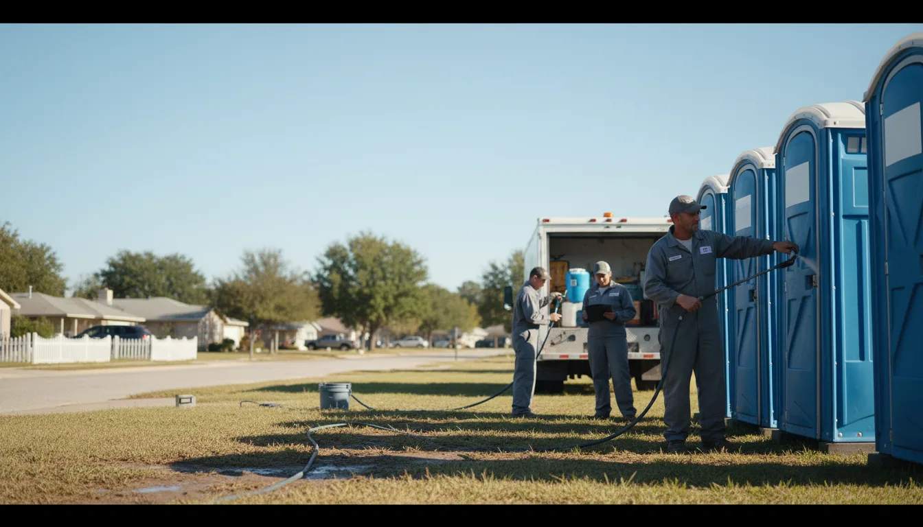 Long-Term Portable Toilet Rental in Cordova, SC near me